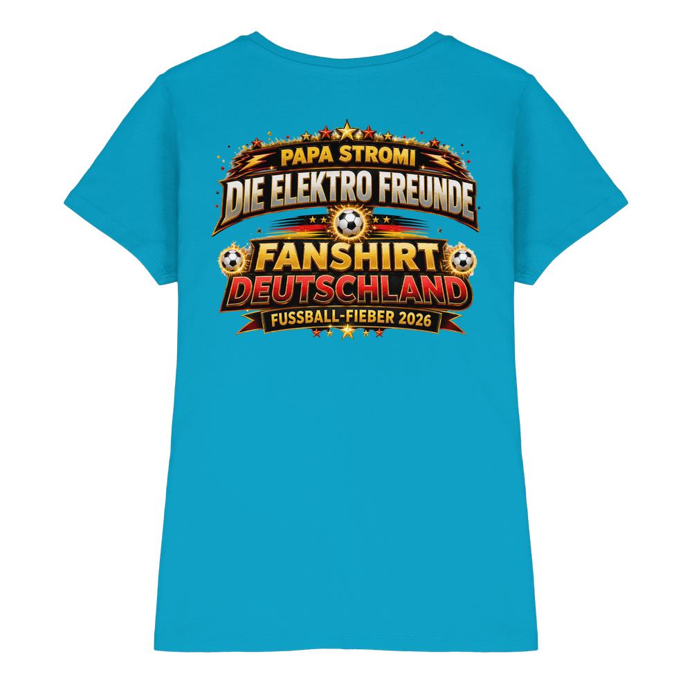 ⚽ Schalterino - Spiel an! | Die Elektro Freunde / Fan-Kollektion - Ladies Premium Shirt – Bild 2