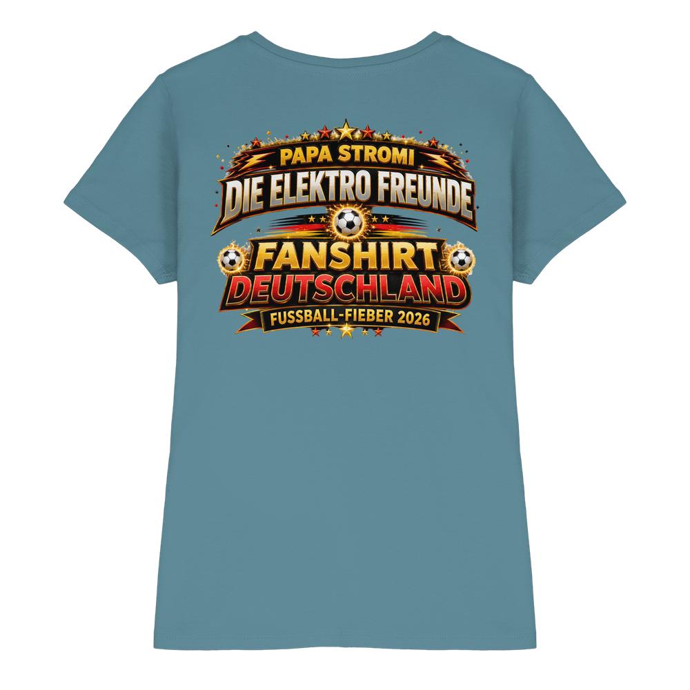 ⚽ Stromi – Volltreffer! | Die Elektro Freunde / Fan - Kollektion - Ladies Premium Shirt – Bild 23