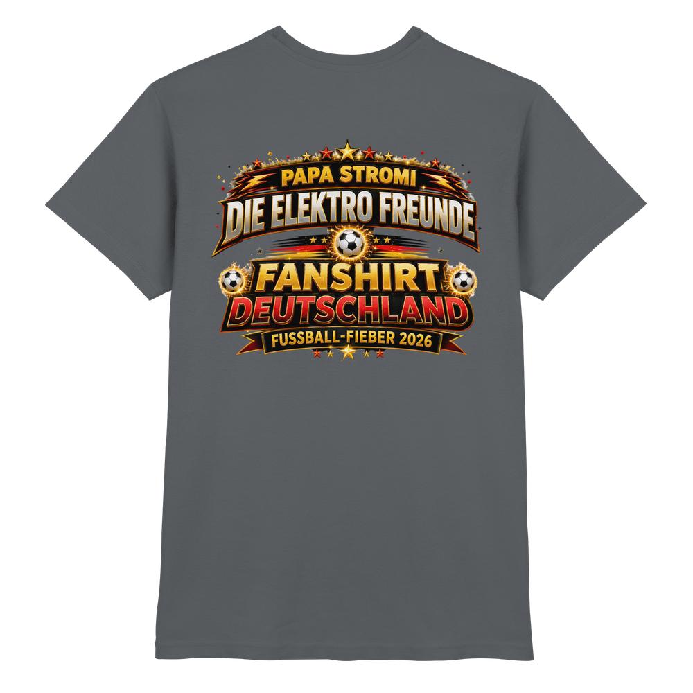 ⚽ Schalterino - Spiel an! | Die Elektro Freunde / Fan-Kollektion - Premium Shirt – Bild 3