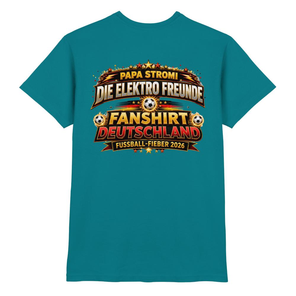 ⚽ Schalterino - Spiel an! | Die Elektro Freunde / Fan-Kollektion - Premium Shirt – Bild 5