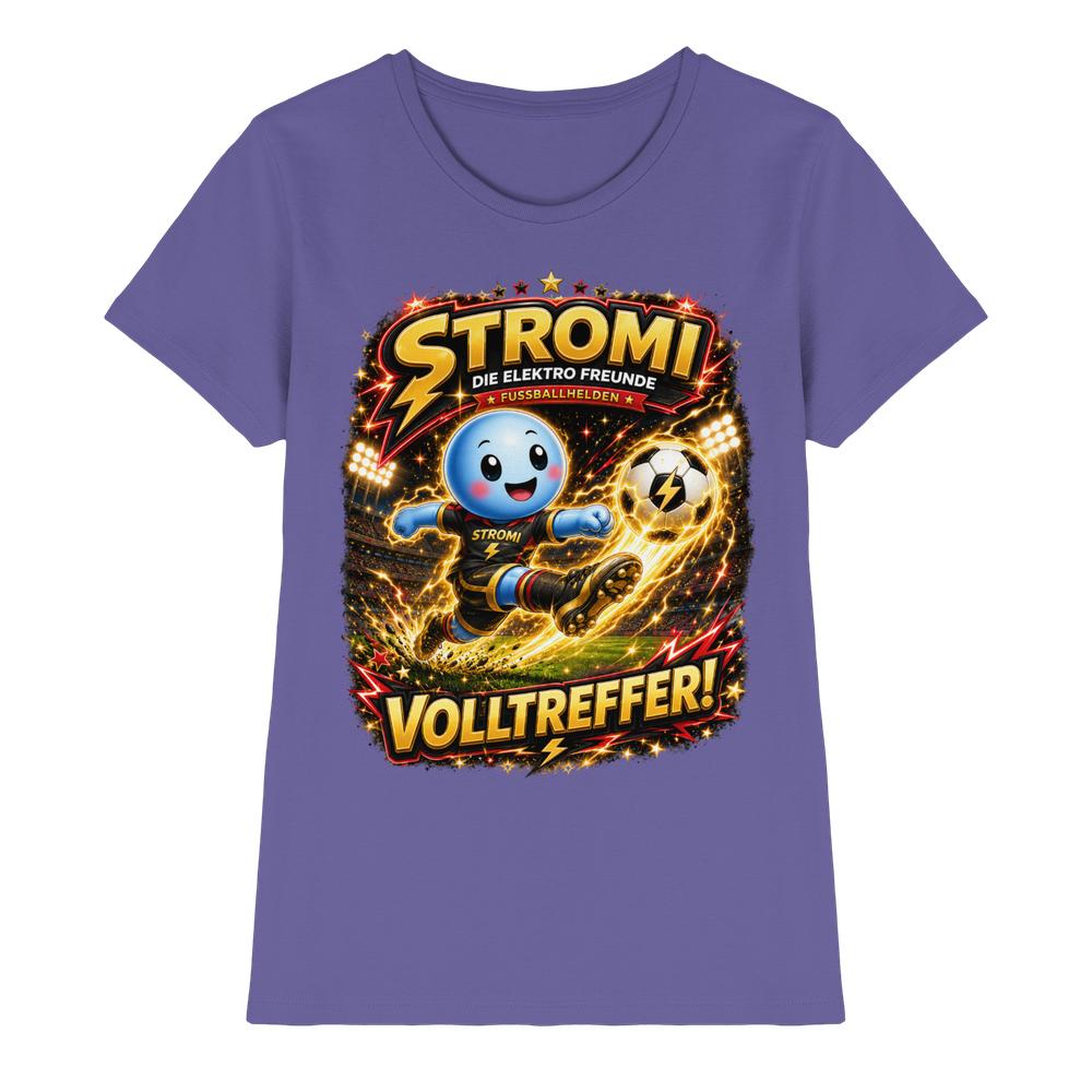 ⚽ Stromi – Volltreffer! | Die Elektro Freunde / Fan - Kollektion - Ladies Premium Shirt – Bild 12