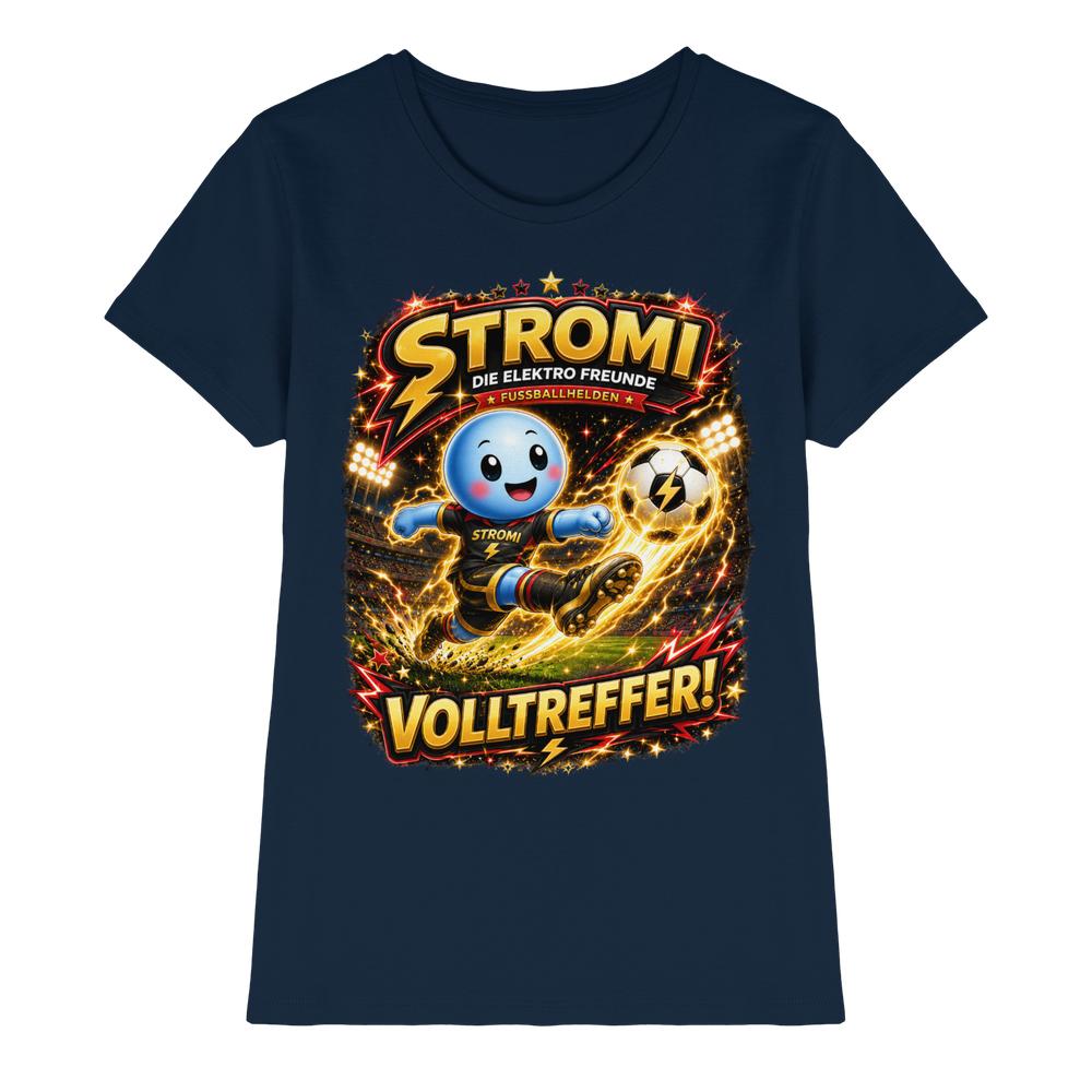 ⚽ Stromi – Volltreffer! | Die Elektro Freunde / Fan - Kollektion - Ladies Premium Shirt – Bild 14