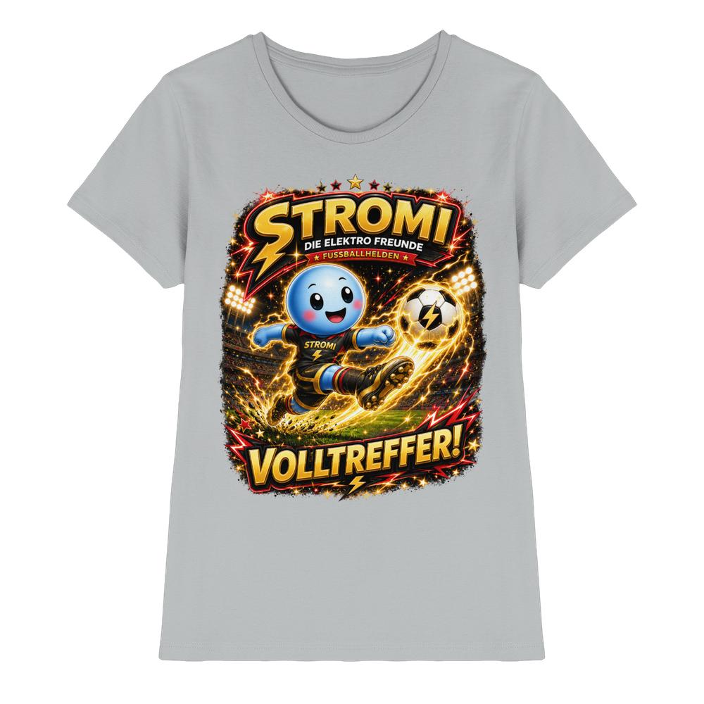 ⚽ Stromi – Volltreffer! | Die Elektro Freunde / Fan - Kollektion - Ladies Premium Shirt – Bild 18