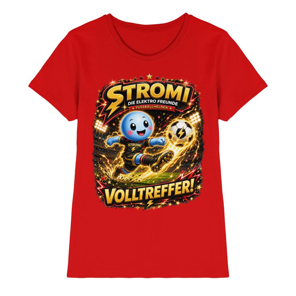 ⚽ Stromi – Volltreffer! | Die Elektro Freunde / Fan - Kollektion - Ladies Premium Shirt – Bild 19