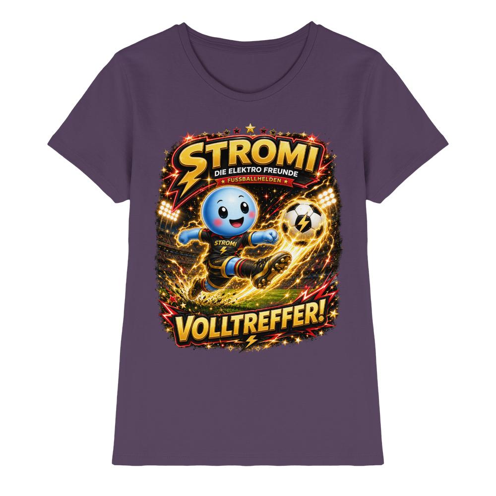 ⚽ Stromi – Volltreffer! | Die Elektro Freunde / Fan - Kollektion - Ladies Premium Shirt – Bild 27