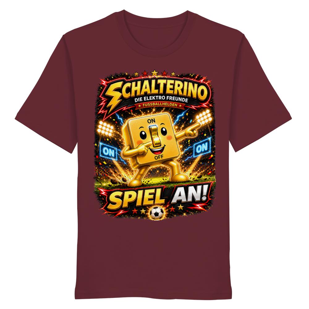 ⚽ Schalterino - Spiel an! | Die Elektro Freunde / Fan-Kollektion - Organic Shirt