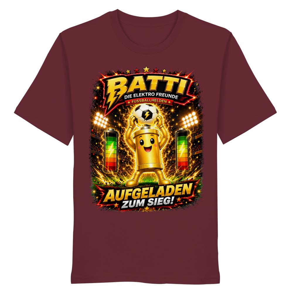 ⚽ Batti - Aufgeladen zum Sieg! | Die Elektro Freunde / Fan- Kollektion - Organic Shirt – Bild 6