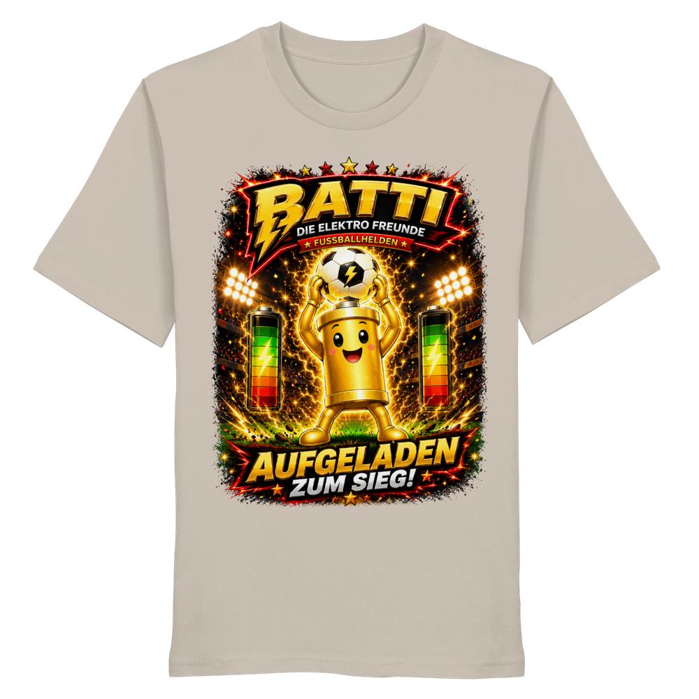 ⚽ Batti - Aufgeladen zum Sieg! | Die Elektro Freunde / Fan- Kollektion - Organic Shirt – Bild 11