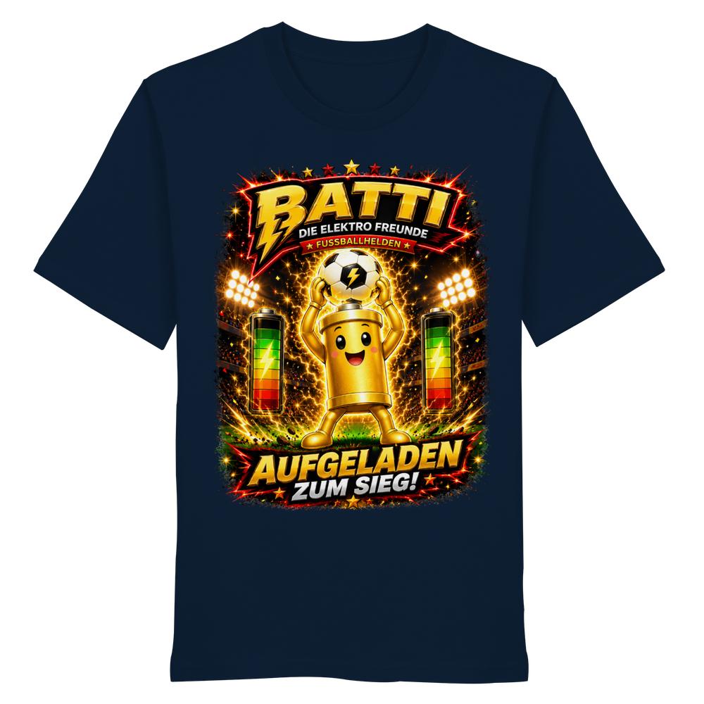 ⚽ Batti - Aufgeladen zum Sieg! | Die Elektro Freunde / Fan- Kollektion - Organic Shirt – Bild 13