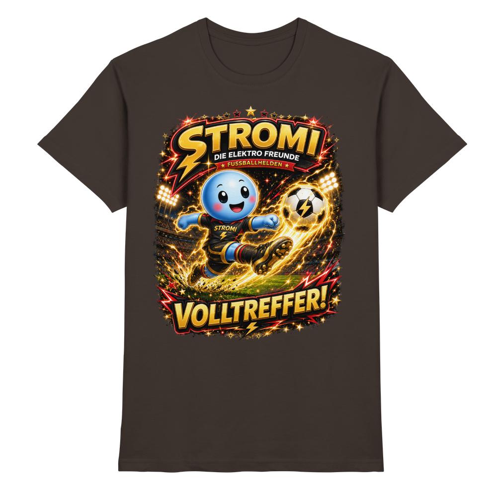 ⚽ Stromi – Volltreffer! | Die Elektro Freunde / Fan - Kollektion - Premium Shirt – Bild 4
