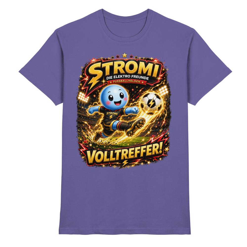 ⚽ Stromi – Volltreffer! | Die Elektro Freunde / Fan - Kollektion - Premium Shirt – Bild 7