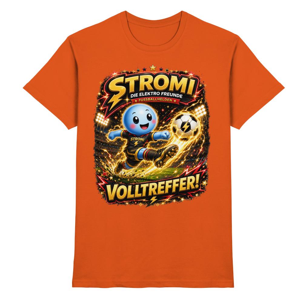 ⚽ Stromi – Volltreffer! | Die Elektro Freunde / Fan - Kollektion - Premium Shirt – Bild 10