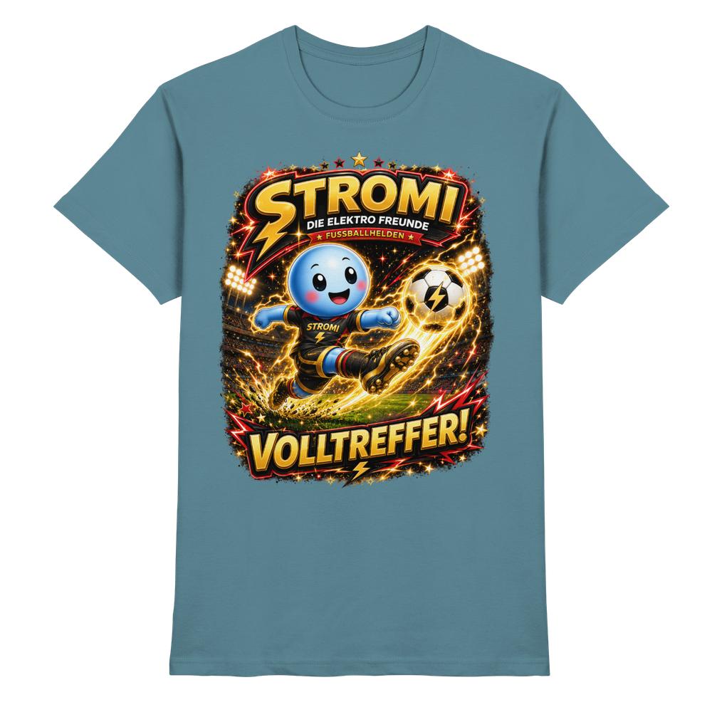⚽ Stromi – Volltreffer! | Die Elektro Freunde / Fan - Kollektion - Premium Shirt – Bild 18